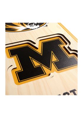 YouTheFan NCAA Missouri Tigers 3D Stadium 8x32 Banner - Faurot Field at Memorial Stadium