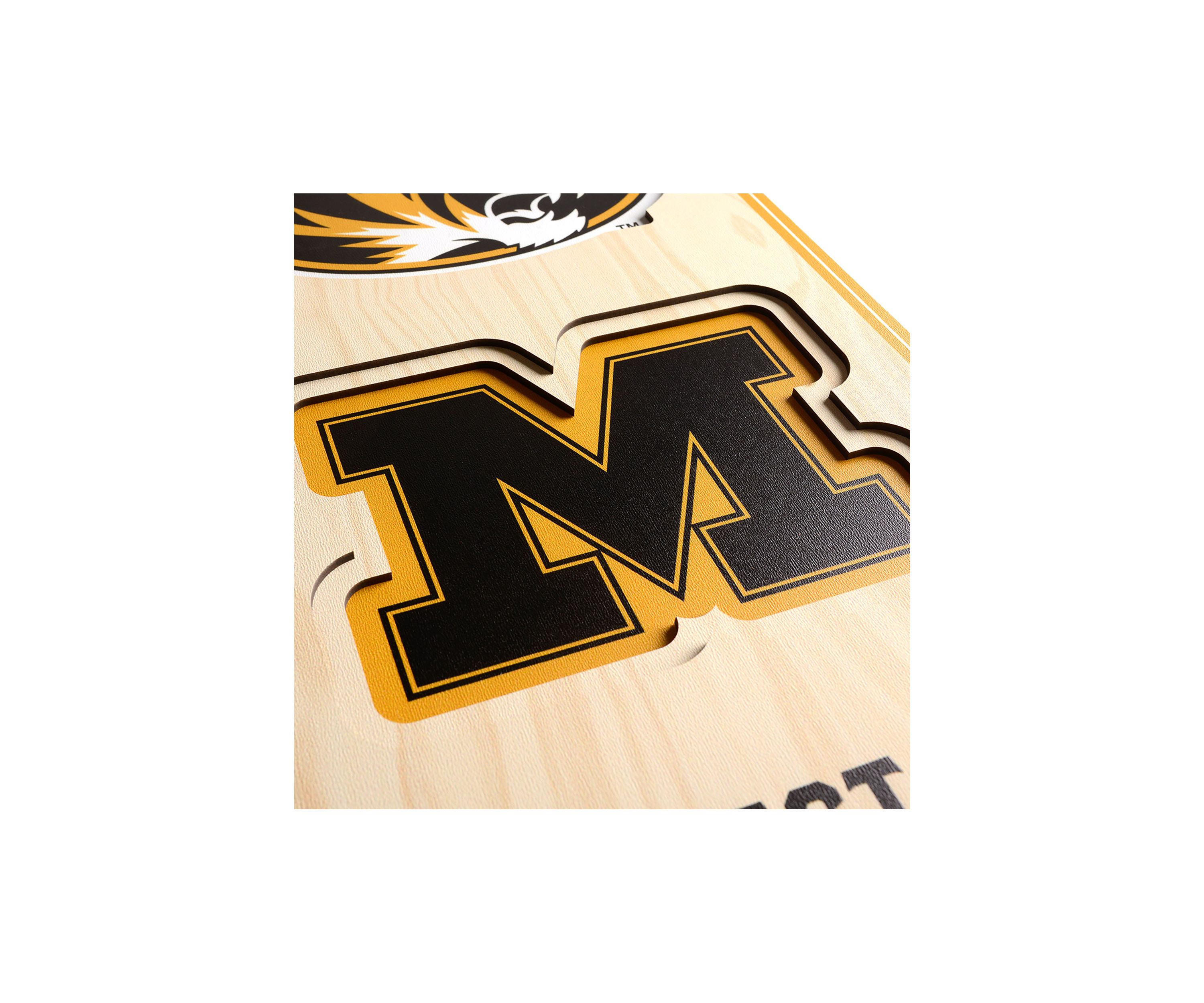 YouTheFan NCAA Missouri Tigers 3D Stadium 8x32 Banner - Faurot Field at Memorial Stadium