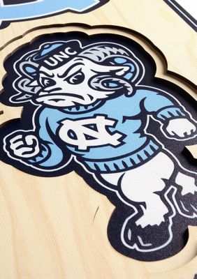 YouTheFan NCAA North Carolina Tar Heels 3D Stadium 8x32 Banner - Dean E. Smith Center