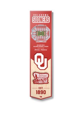 YouTheFan NCAA Oklahoma Sooners 3D Stadium 8x32 Banner - The Gaylord Family Oklahoma Memorial Stadium