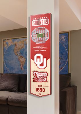 YouTheFan NCAA Oklahoma Sooners 3D Stadium 8x32 Banner - The Gaylord Family Oklahoma Memorial Stadium