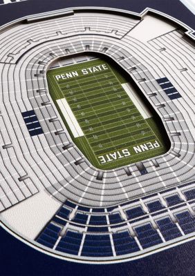 YouTheFan NCAA Penn State Nittany Lions 3D Stadium 8x32 Banner - Beaver Stadium