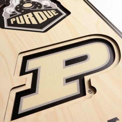 YouTheFan NCAA Purdue Boilermakers FB 3D Stadium 8x32 Banner - Ade Stadium