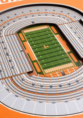 YouTheFan NCAA Tennessee Volunteers 3D Stadium 8x32 Banner - Neyland Stadium