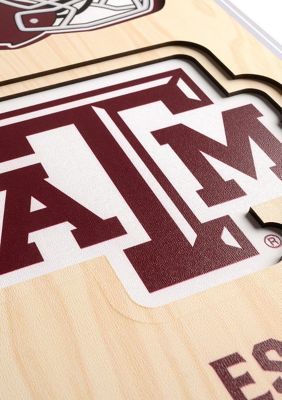 YouTheFan NCAA Texas A&M Aggies 3D Stadium 8x32 Banner - Kyle Field