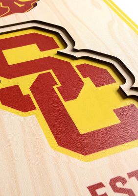 YouTheFan NCAA USC Trojans 3D Stadium 8x32 Banner - Los Angeles Memorial Coliseum