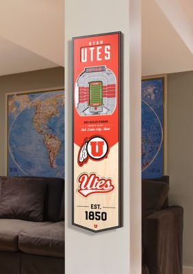 YouTheFan NCAA Utah Utes 3D Stadium 8x32 Banner - Eccles Stadium