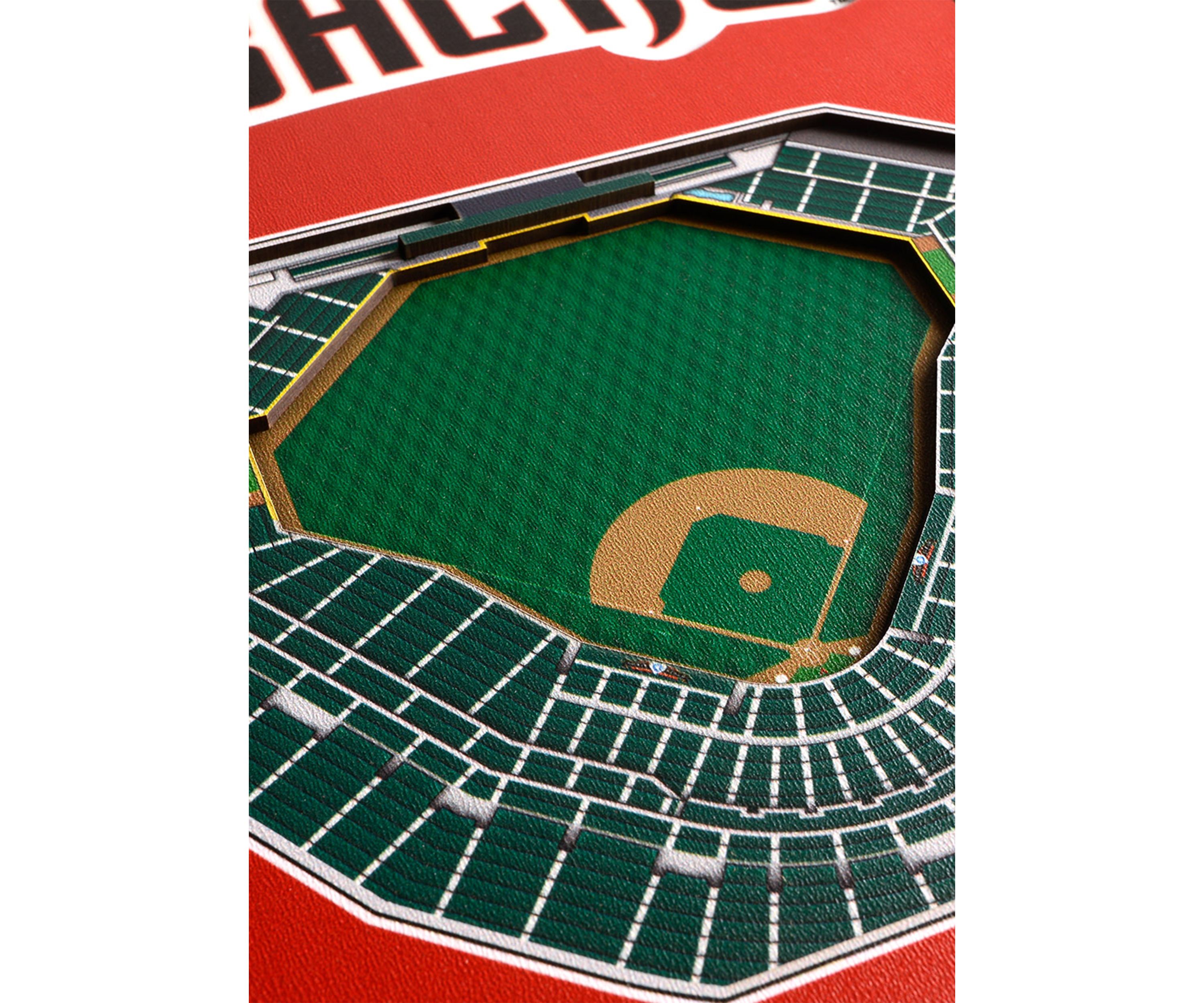 YouTheFan MLB Arizona Diamondbacks 3D Stadium 8x32 Banner - Chase Field