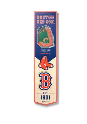 YouTheFan MLB Boston Red Sox 3D Stadium 8x32 Banner - Fenway Park