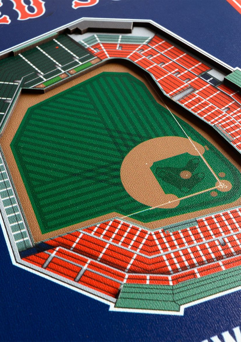 YouTheFan MLB Boston Red Sox 3D Stadium 8x32 Banner - Fenway Park