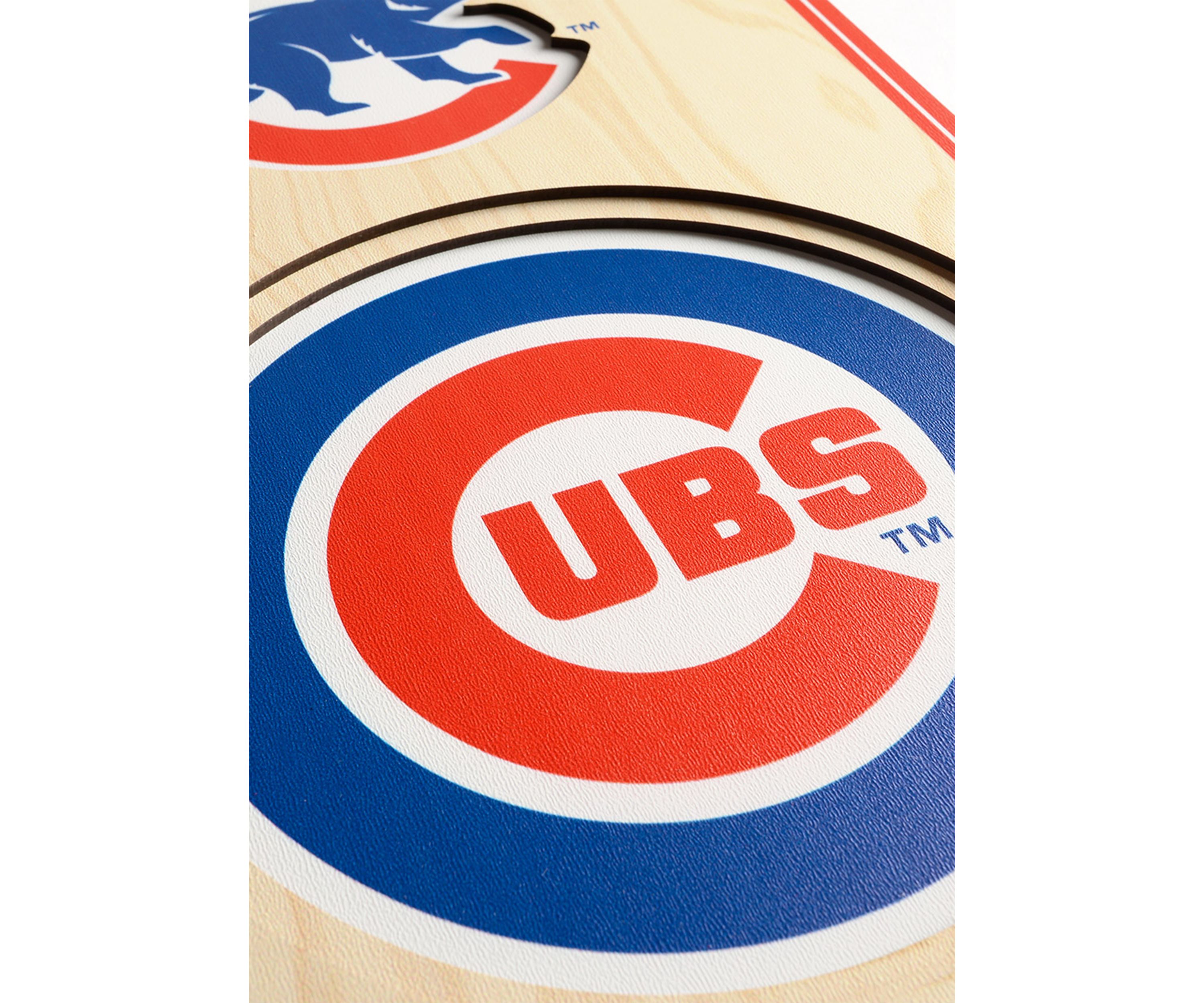 YouTheFan MLB Chicago Cubs 3D Stadium 8x32 Banner - Wrigley Field