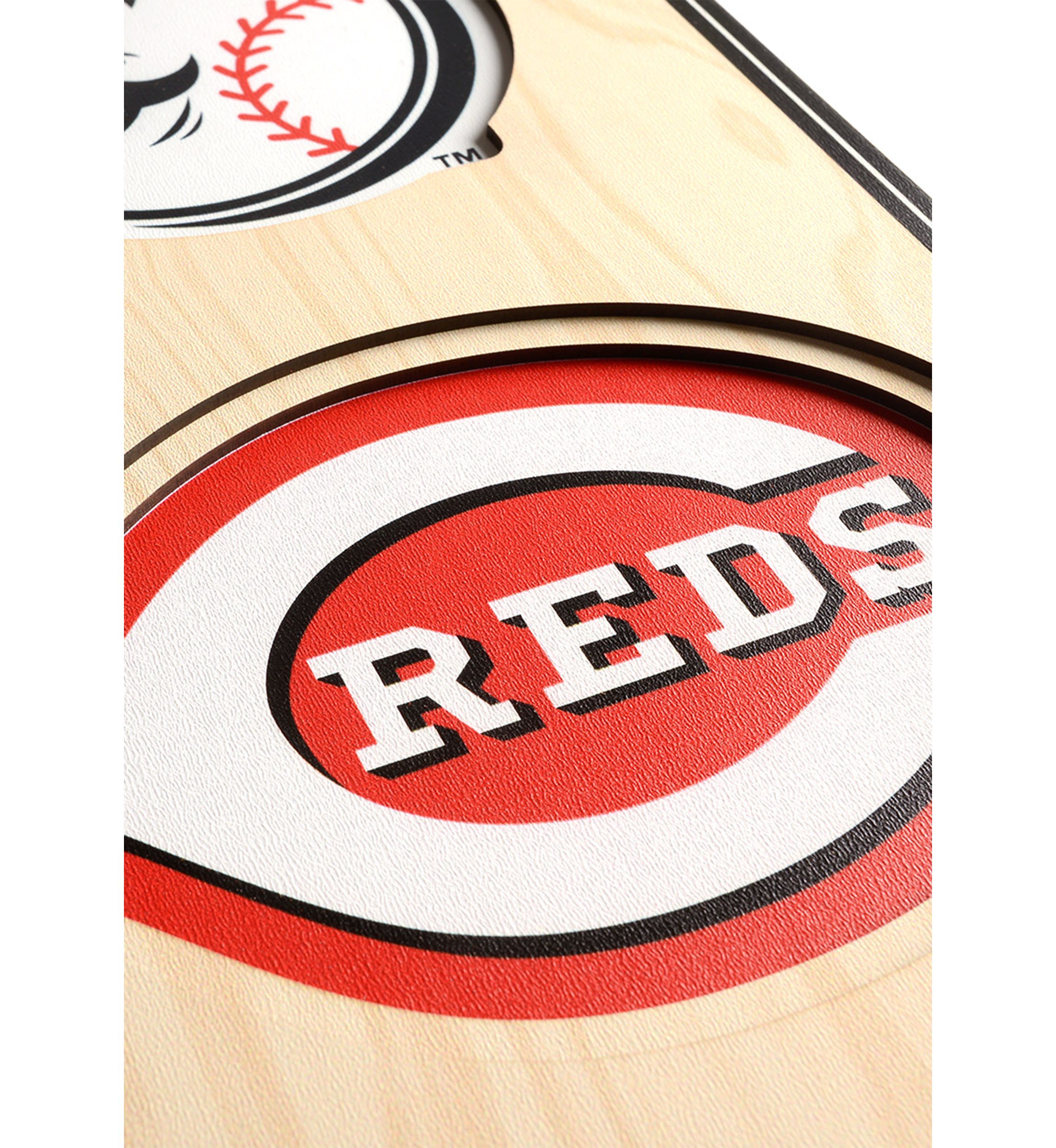 YouTheFan MLB Cincinnati Reds 3D Stadium 8x32 Banner - Great American Ball Park
