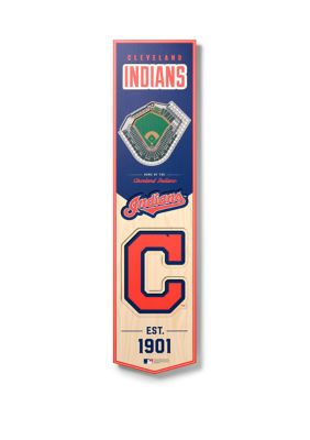 YouTheFan MLB Cleveland Guardians 3D Stadium 8x32 Banner - Progressive Field