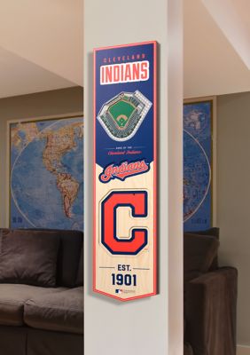 YouTheFan MLB Cleveland Guardians 3D Stadium 8x32 Banner - Progressive Field