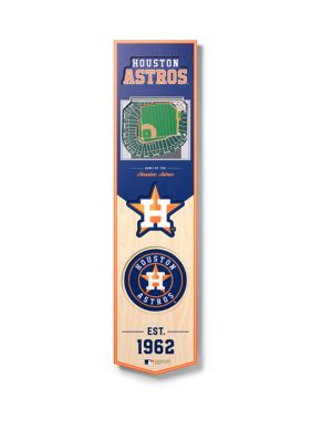 YouTheFan MLB Houston Astros 3D Stadium 8x32 Banner - Minute Maid Park