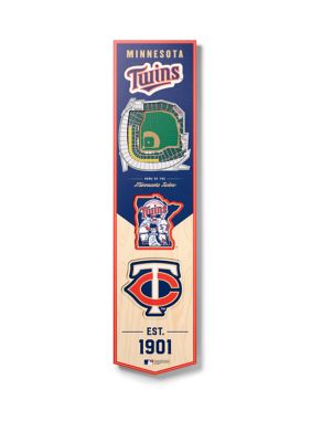 YouTheFan MLB Minnesota Twins 3D Stadium 8x32 Banner - Target Field