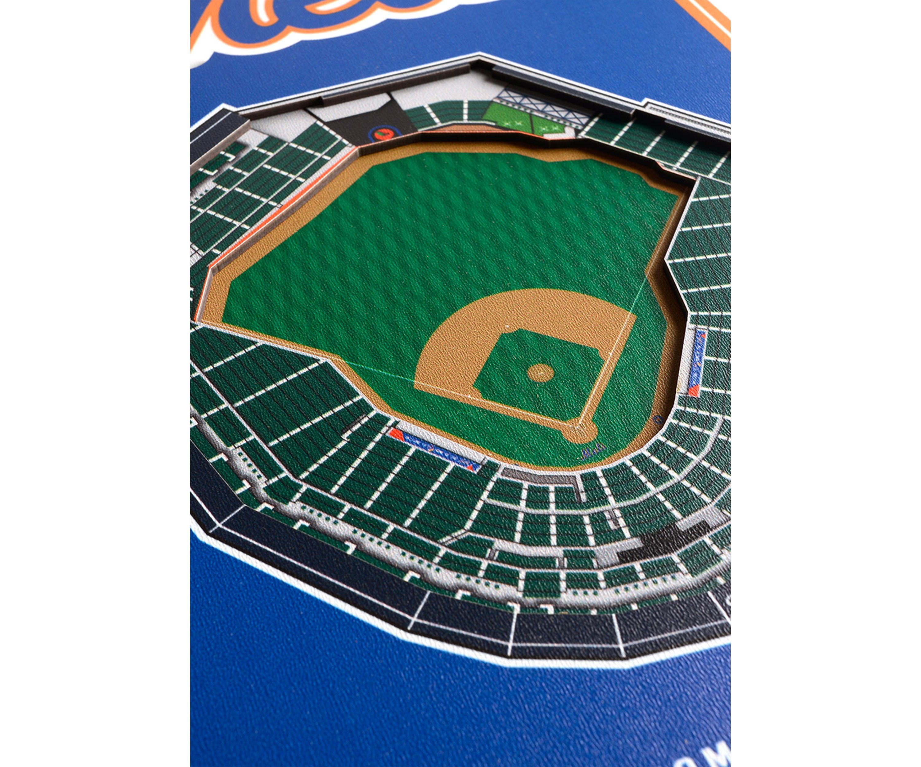 YouTheFan MLB New York Mets 3D Stadium 8x32 Banner - Citi Field