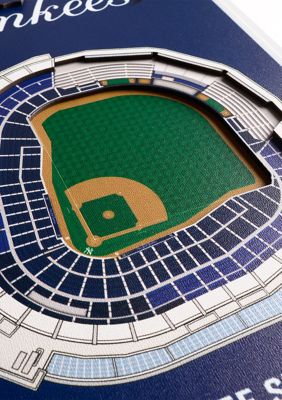 YouTheFan MLB New York Yankees 3D Stadium 8x32 Banner - Yankee Stadium