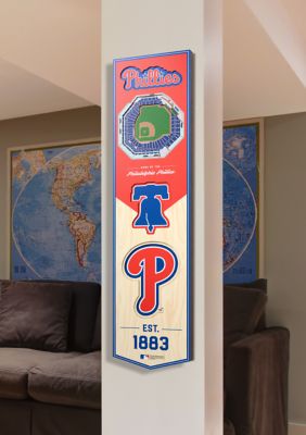YouTheFan MLB Philadelphia Phillies 3D Stadium 8x32 Banner - Citizens Bank Park