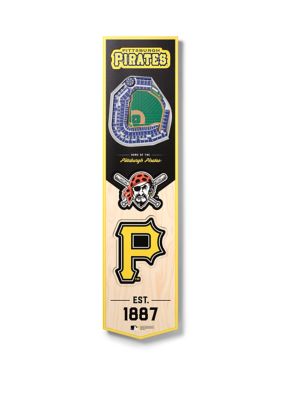 YouTheFan MLB Pittsburgh Pirates 3D Stadium 8x32 Banner - PNC Park