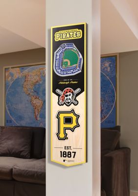YouTheFan MLB Pittsburgh Pirates 3D Stadium 8x32 Banner - PNC Park