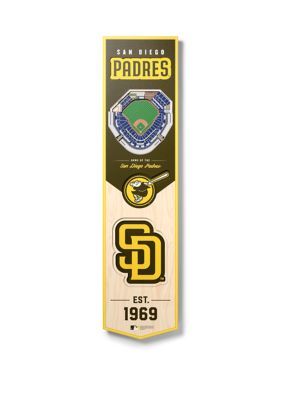 YouTheFan MLB San Diego Padres 3D Stadium 8x32 Banner - Petco Park