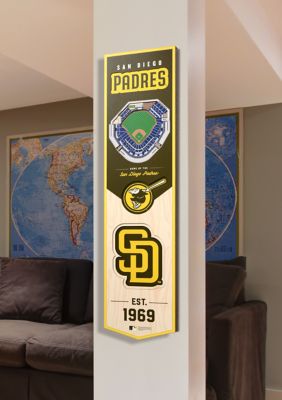 YouTheFan MLB San Diego Padres 3D Stadium 8x32 Banner - Petco Park
