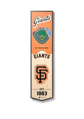 YouTheFan MLB San Francisco Giants 3D Stadium 8x32 Banner - Oracle Park