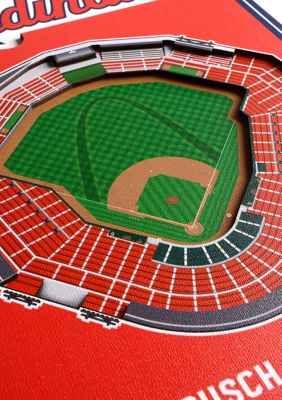 YouTheFan MLB St. Louis Cardinals 3D Stadium 8x32 Banner - Busch Stadium