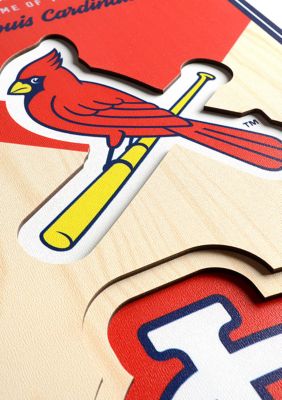 YouTheFan MLB St. Louis Cardinals 3D Stadium 8x32 Banner - Busch Stadium