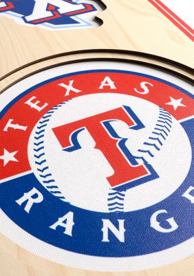 YouTheFan MLB Texas Rangers 3D Stadium 8x32 Banner - Globe Life Park in Arlington
