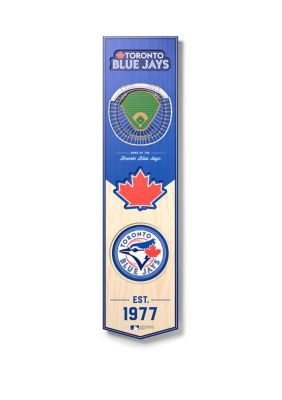 YouTheFan MLB Toronto Blue Jays 3D Stadium 8x32 Banner - Rogers Centre