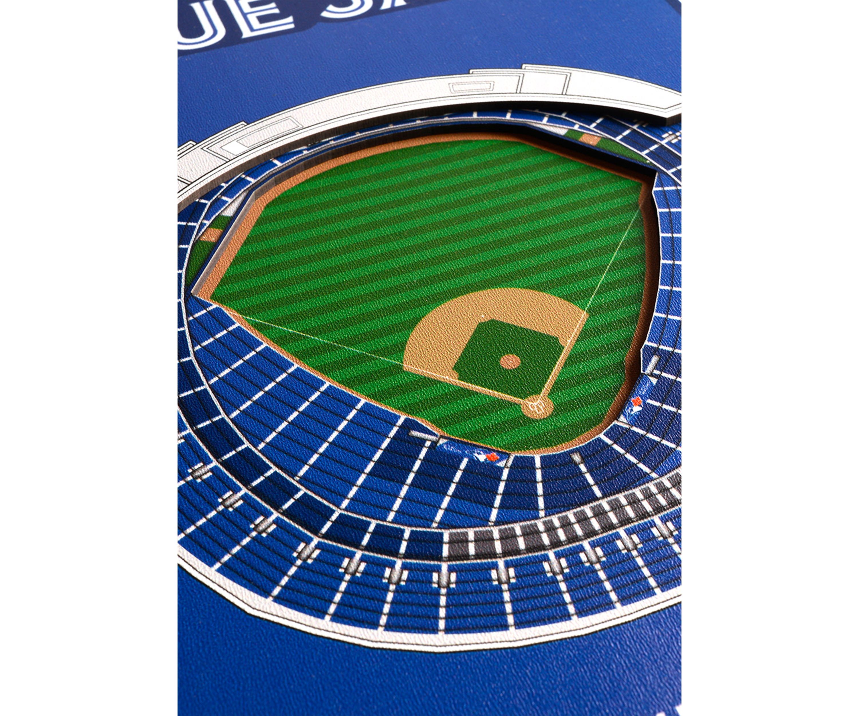 YouTheFan MLB Toronto Blue Jays 3D Stadium 8x32 Banner - Rogers Centre