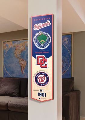 YouTheFan MLB Washington Nationals 3D Stadium 8x32 Banner - Nationals Park