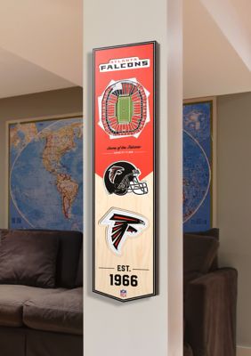 YouTheFan NFL Atlanta Falcons 6 in. x 19 in. 3D Stadium  Banner-Mercedes-Benz Stadium 0953920 - The Home Depot