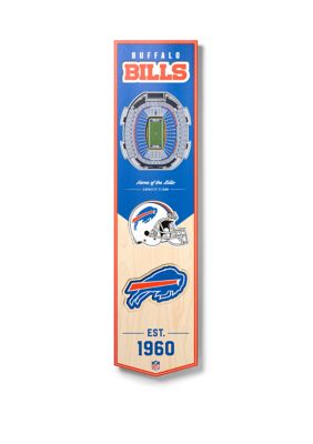 YouTheFan NFL Buffalo Bills 3D Stadium 8x32 Banner - New Era Field