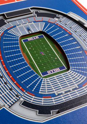 YouTheFan NFL Buffalo Bills 3D Stadium 8x32 Banner - New Era Field