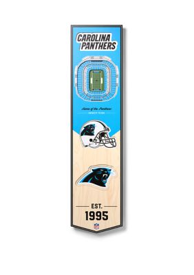 YouTheFan NFL Carolina Panthers 3D Stadium 8x32 Banner - Bank of America Stadium