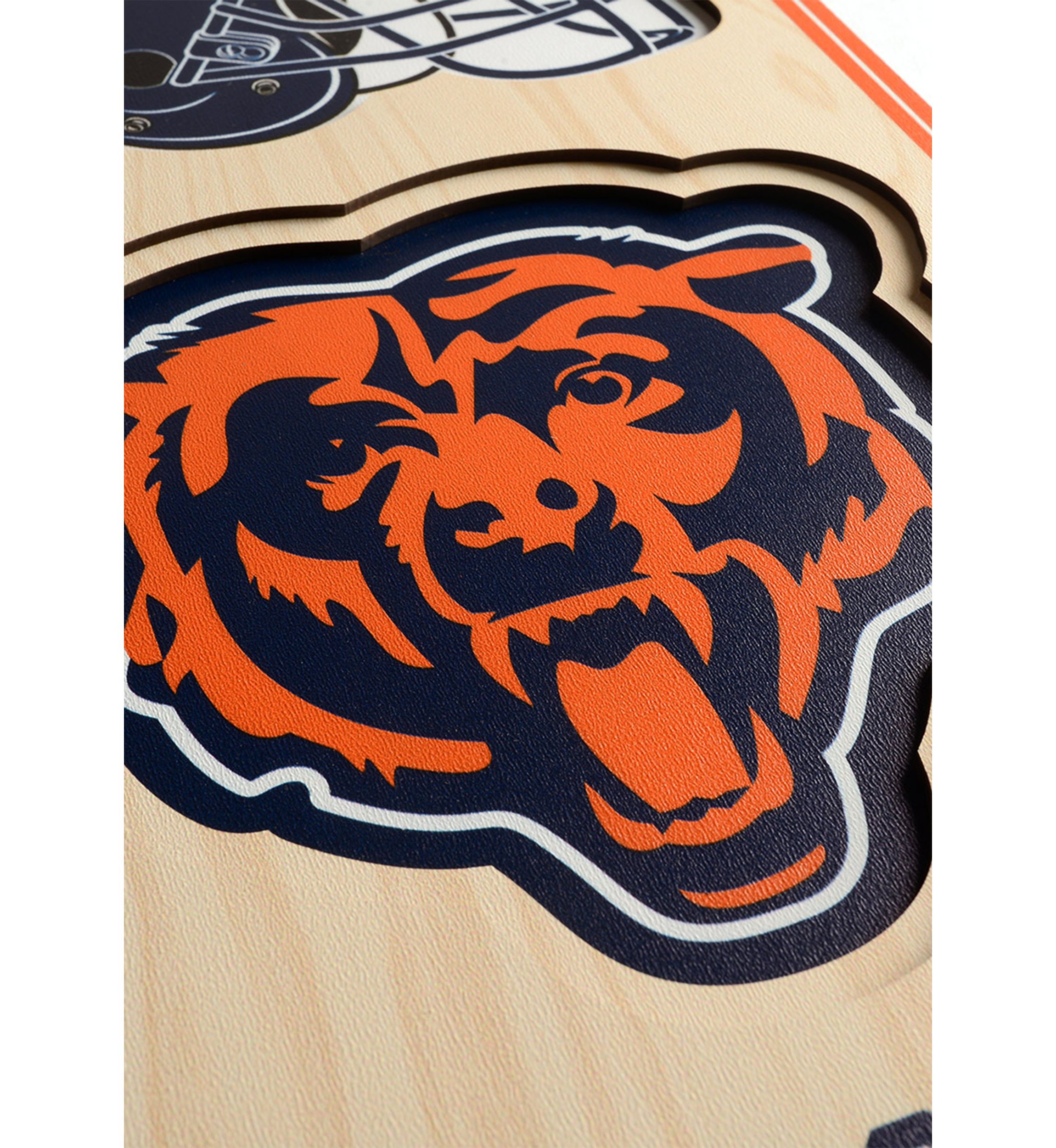 YouTheFan NFL Chicago Bears 3D Stadium 8x32 Banner - Soldier Field