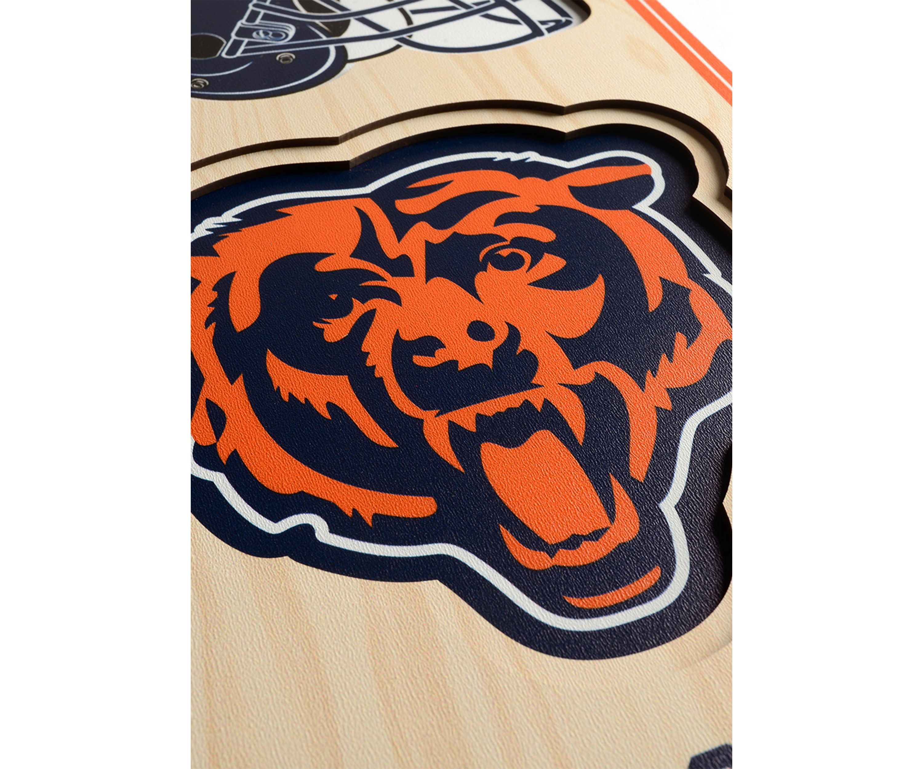 YouTheFan NFL Chicago Bears 3D Stadium 8x32 Banner - Soldier Field