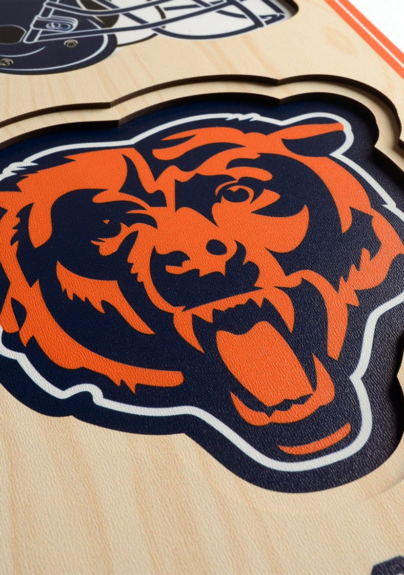 YouTheFan NFL Chicago Bears 3D Stadium 8x32 Banner - Soldier Field