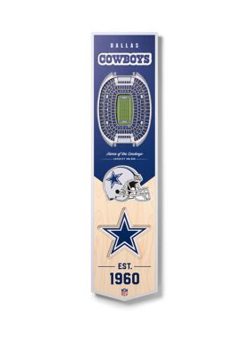 YouTheFan NFL Dallas Cowboys 3D Stadium 8x32 Banner - AT&T Stadium