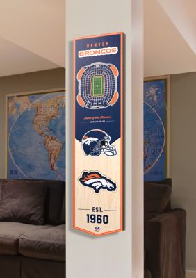 YouTheFan NFL Denver Broncos 3D Stadium 8x32 Banner - Mile High Stadium