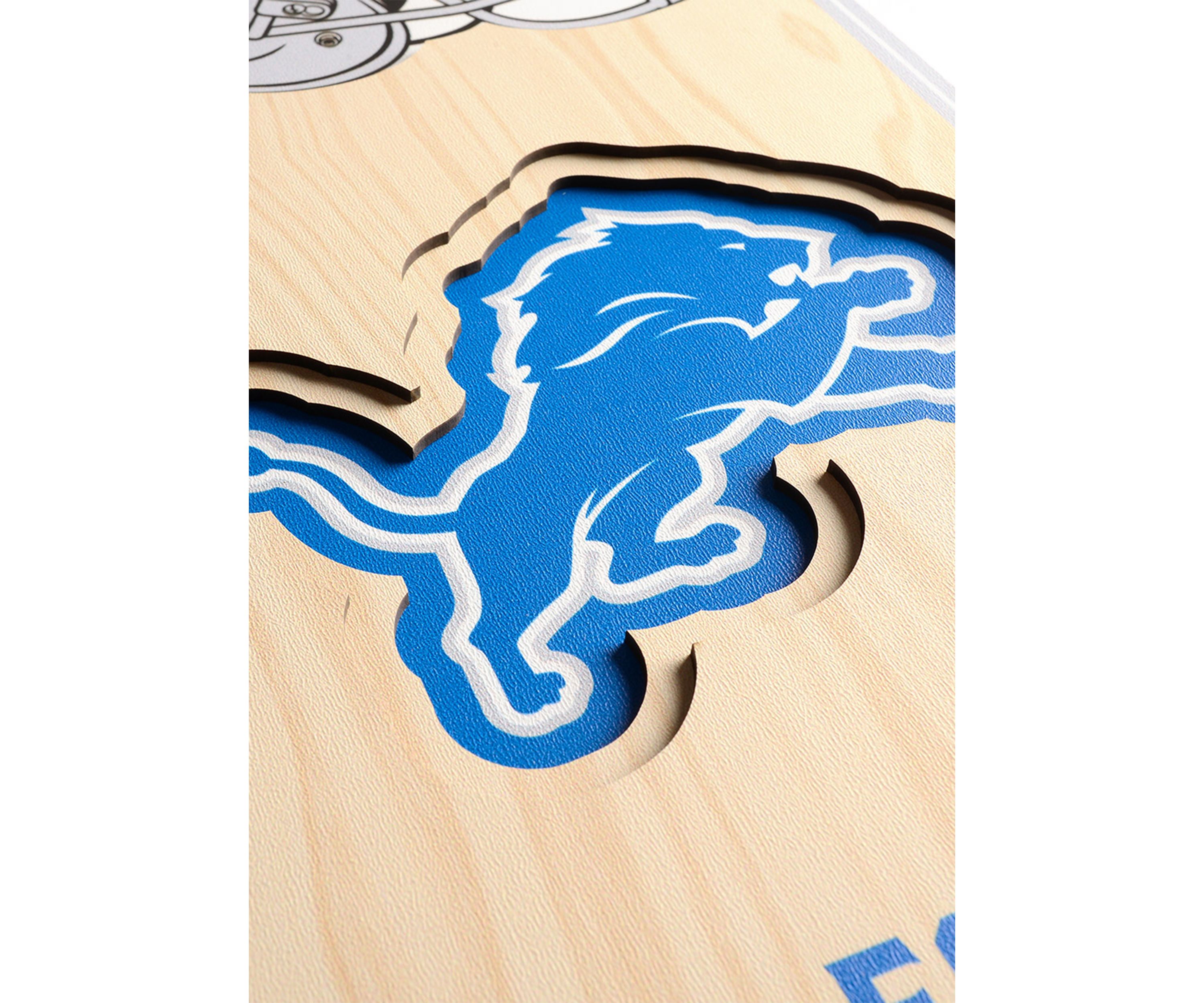 YouTheFan NFL Detroit Lions 3D Stadium 8x32 Banner - Ford Field
