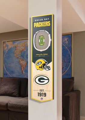 YouTheFan NFL Green Bay Packers 3D Stadium 8x32 Banner - Lambeau Field