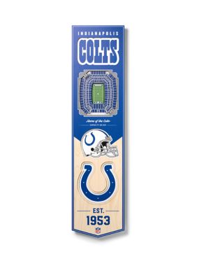 YouTheFan NFL Indianapolis Colts 3D Stadium 8x32 Banner - Lucas Oil Stadium