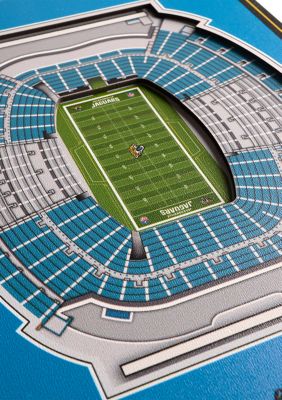 YouTheFan NFL Jacksonville Jaguars 3D Stadium 8x32 Banner - TIAA Bank Field