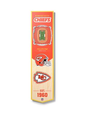 YouTheFan NFL Kansas City Chiefs 3D Stadium 8x32 Banner - Arrowhead Stadium