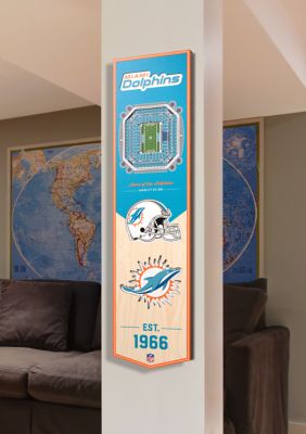 YouTheFan NFL Miami Dolphins 3D Stadium 8x32 Banner - Hard Rock Stadium