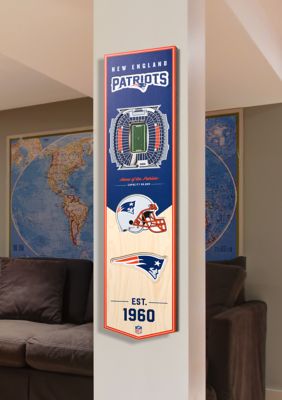 YouTheFan NFL New England Patriots 3D Stadium 8x32 Banner - Gillette Stadium